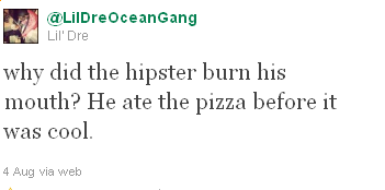 tweets about pizza