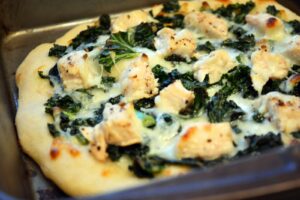 Kale and Lemon Pepper Chicken Pizza Recipe