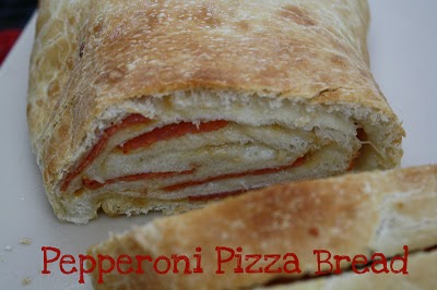 Pepperoni Pizza Bread Recipe