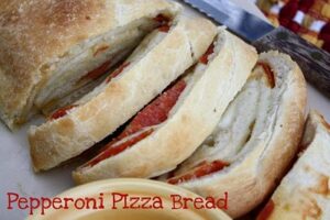 pepperoni pizza bread