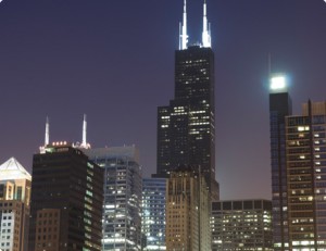 The Sears Tower in Chicago