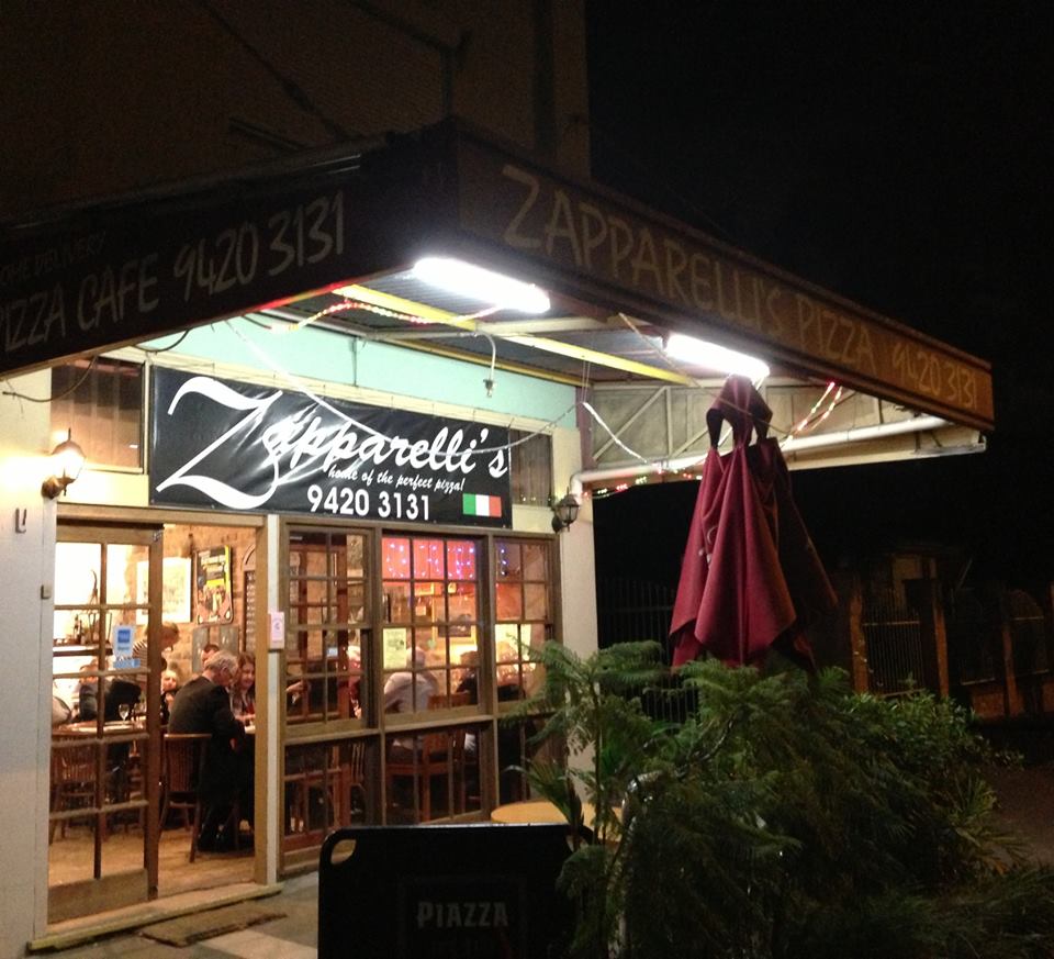 Zapparellis pizza in Lane Cove