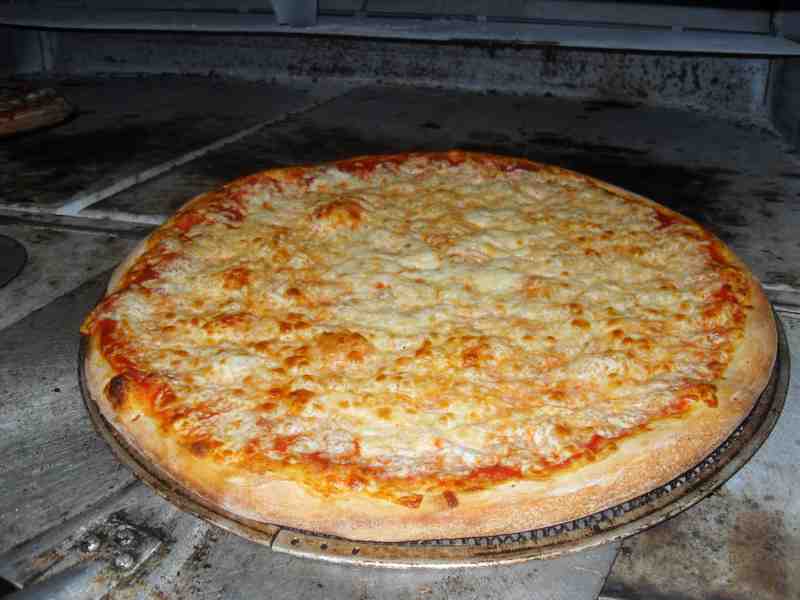 Cheese Pizza Fresh from the Oven